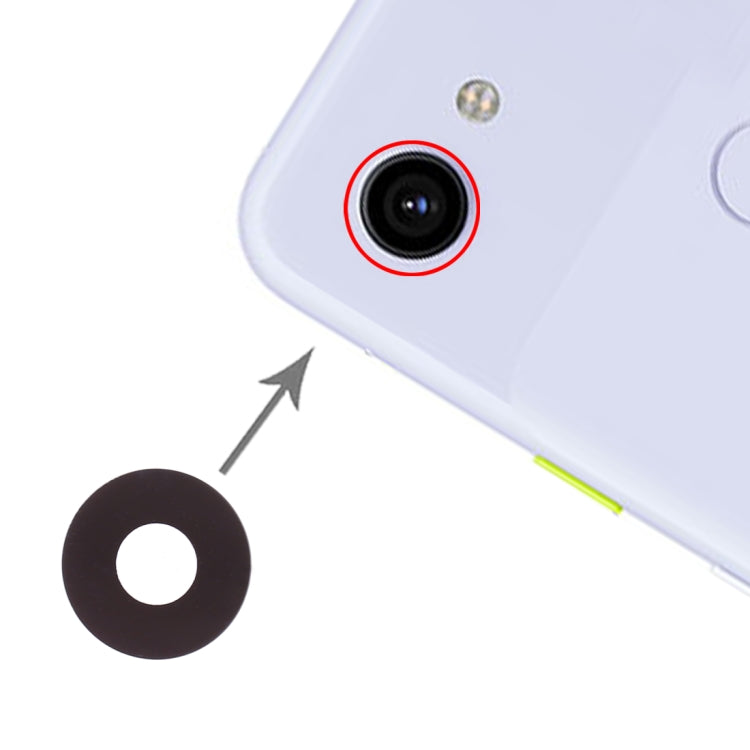 10pcs Rear Camera Lens for Google Pixel 3a, For Google Pixel 3a (10pcs)