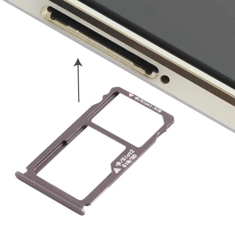 For Huawei Mate S Nano SIM Card Tray + Nano SIM/Micro SD Card Tray, For Huawei Mate S, For Mate S