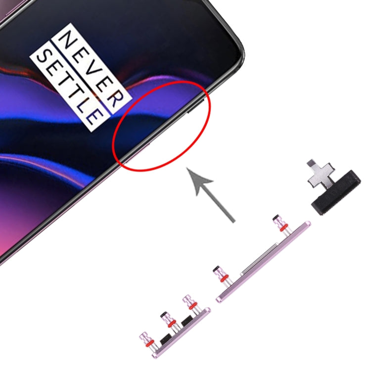 For OnePlus 6T side buttons, For OnePlus 6T (Black), For OnePlus 6T (Purple)