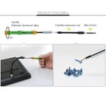 BEST BST-8928 Kit di cacciaviti magnetici per cacciaviti Set di cacciaviti professionali 63 in 1, BST-8928.