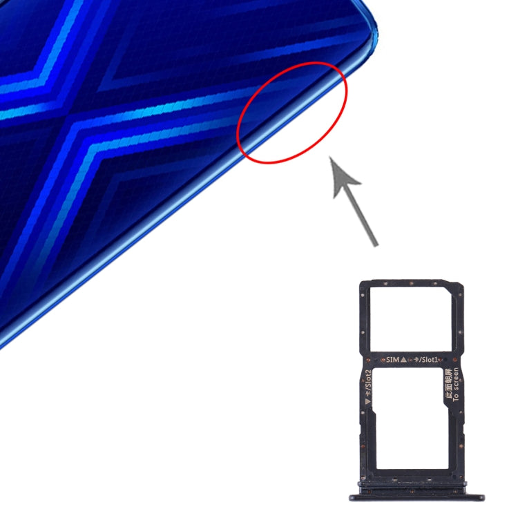 Vassoio scheda SIM e micro SD per Huawei Honor 9X