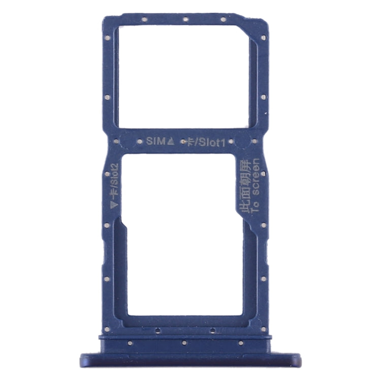 Vassoio scheda SIM + Vassoio scheda SIM/Vassoio scheda micro SD per Huawei Honor 9X / Honor 9X Pro, For Huawei Honor 9X, For Huawei Honor 9X(Dark Blue), For Huawei Honor 9X(Baby Blue)