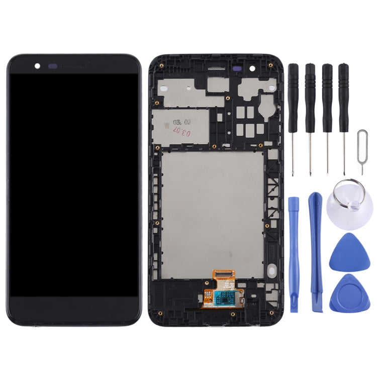 LCD Screen and Digitizer Full Assembly with Frame for LG K30 / K10 (2018) / X410, For LG K10 (2018)