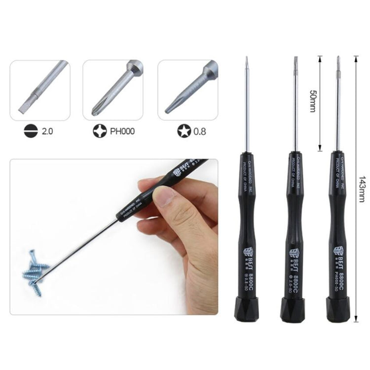 10 in 1 BEST BST-605 Opening Tools Disassembly Tool Kit for iPhone 3/4/4S/5, BST-605