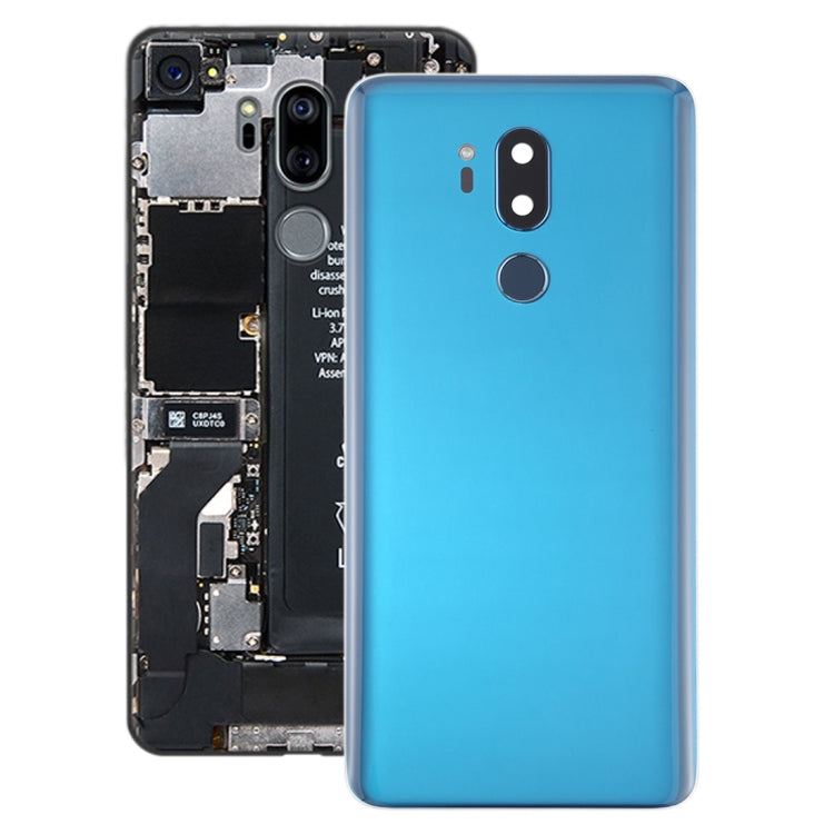 Cover posteriore batteria con obiettivo fotocamera e sensore impronte digitali per LG G7 ThinQ / G710 / G710EM / G710PM / G710VMP, For LG G7 ThinQ