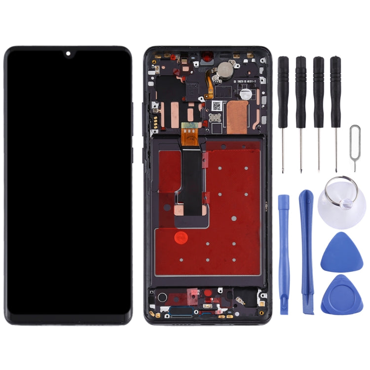 Schermo LCD e digitalizzatore assemblaggio completo con cornice per Huawei P30 Pro, For Huawei P30 Pro (Breathing Crystal), For Huawei P30 Pro (Twilight), For Huawei P30 Pro with Frame