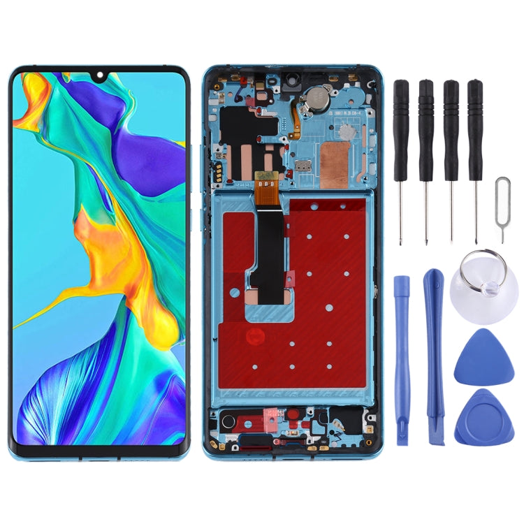 LCD Screen and Digitizer Full Assembly with Frame for Huawei P30 Pro, For Huawei P30 Pro (Breathing Crystal), For Huawei P30 Pro (Twilight), For Huawei P30 Pro with Frame