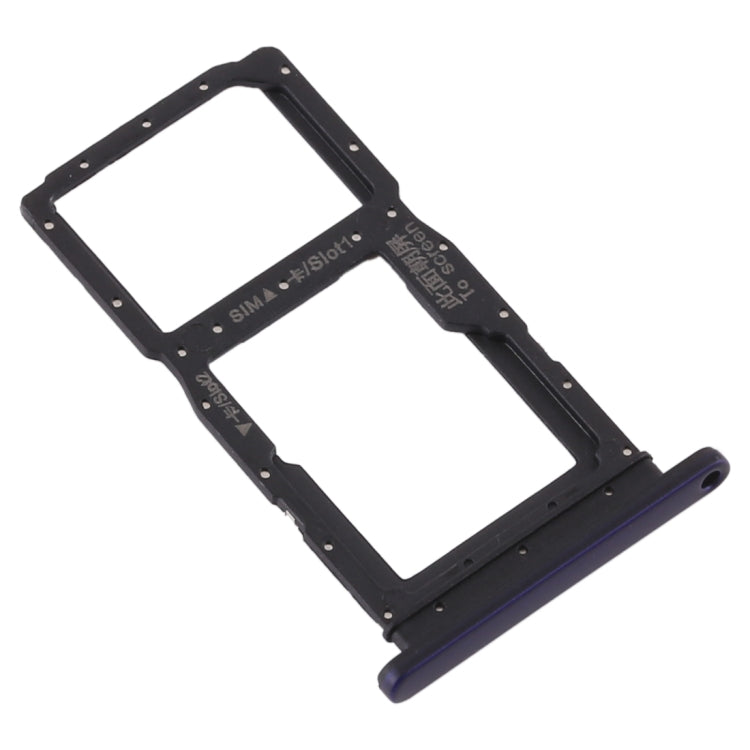 SIM Card Tray + SIM Card Tray/Micro SD Card Tray for Huawei Honor 9X Pro, For Huawei Honor 9X Pro