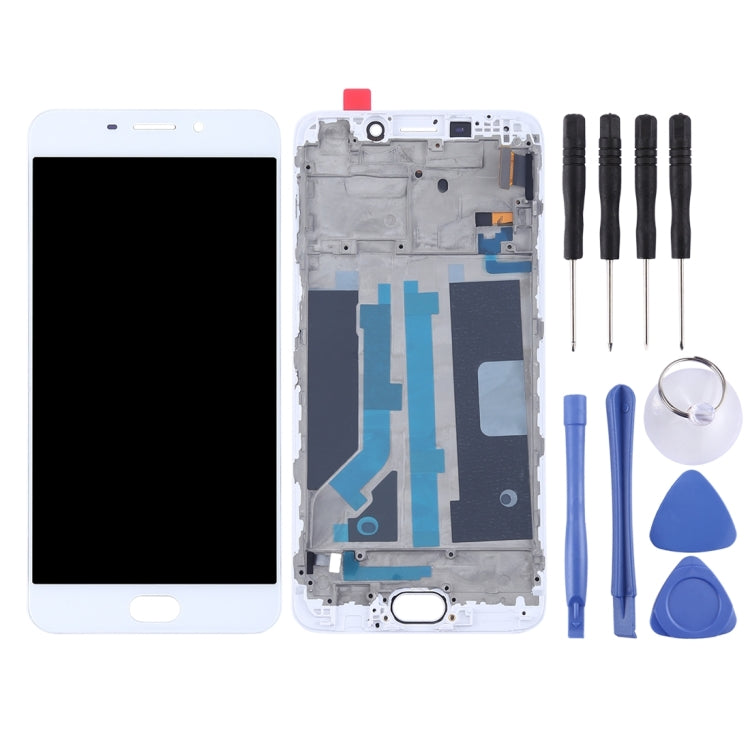 For OPPO R9 LCD Screen (TFT) + Touch Panel with Frame, For OPPO R9