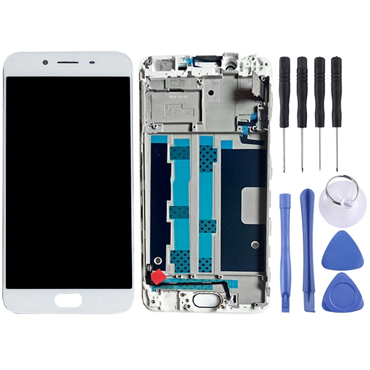 Per OPPO R9s Schermo LCD (TFT) + pannello touch con cornice, For OPPO R9s (TFT), For OPPO R9s