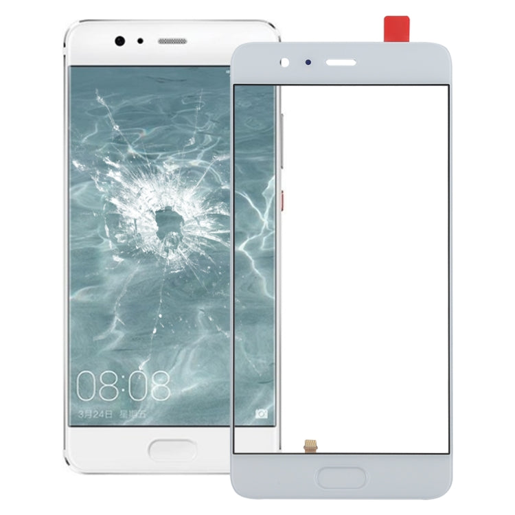 Per Huawei P10 Plus Lente in vetro esterna per schermo anteriore, supporta l'identificazione delle impronte digitali, For Huawei P10 Plus