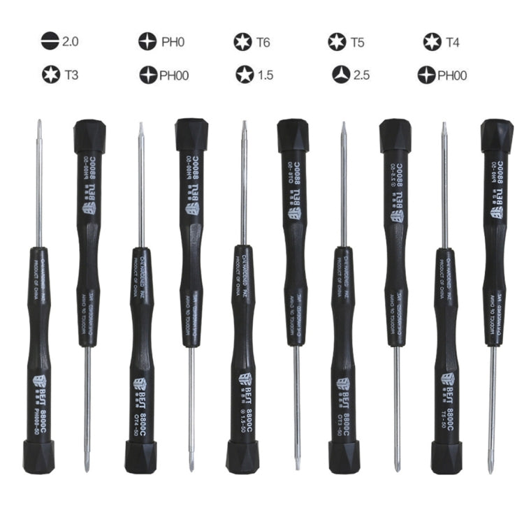 BEST BST-8800C 10 in 1 Precision Repair Tool Screwdriver Set, BST-8800C