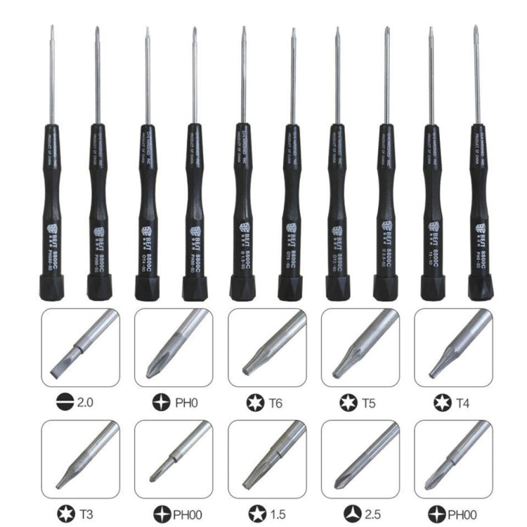 BEST BST-8800C 10 in 1 Precision Repair Tool Screwdriver Set, BST-8800C