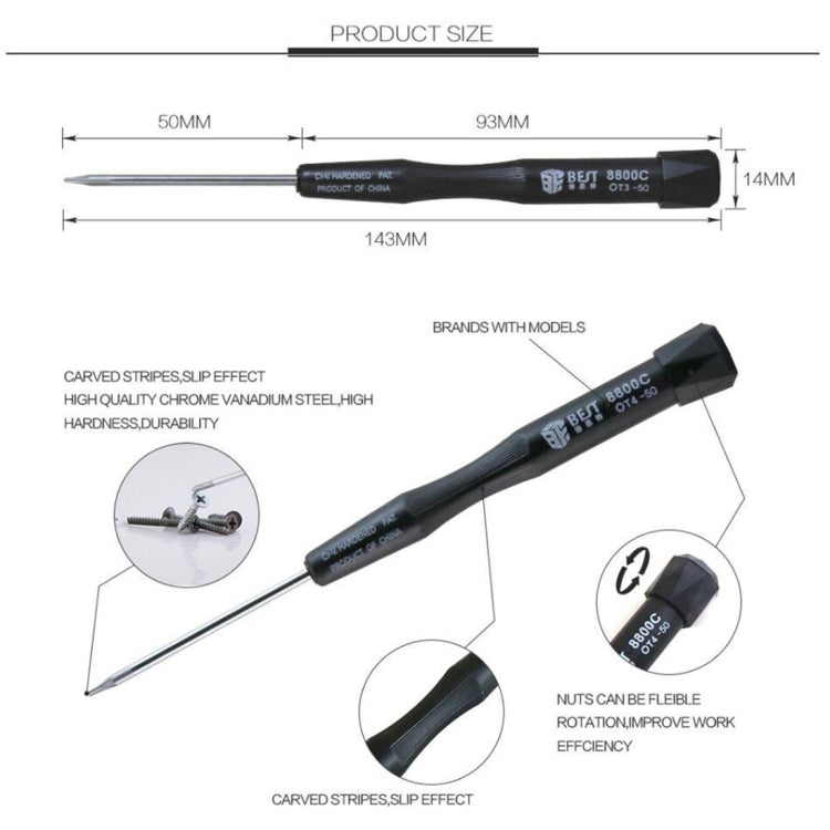 BEST BST-8800C 10 in 1 Precision Repair Tool Screwdriver Set, BST-8800C