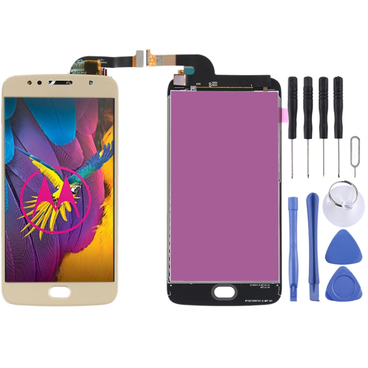 Schermo LCD e digitalizzatore assemblaggio completo per Motorola Moto G5S, For Moto G5S, For Moto G5S (Gold)