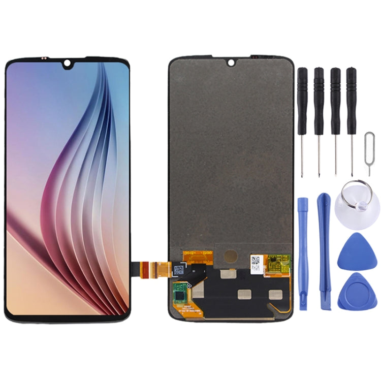 LCD Screen and Digitizer Full Assembly for Motorola Moto Z4, For Moto Z4