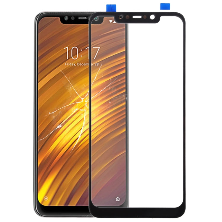 Lente in vetro esterno dello schermo anteriore per Xiaomi Pocophone F1, For Xiaomi Pocophone F1