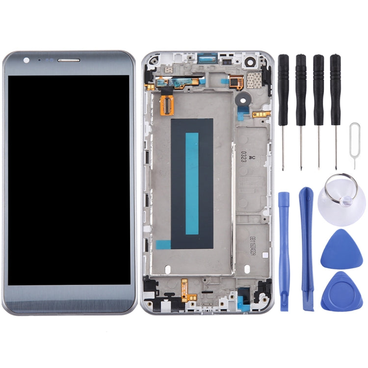 LCD Screen and Digitizer Full Assembly with Frame for LG X Cam / K580 / K580I / K580Y, For X Cam / K580 / K580I / K580Y