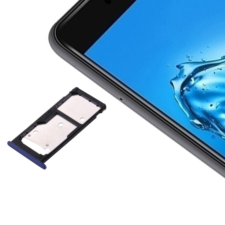 For Huawei Enjoy 7 Plus / Y7 Prime SIM Card Tray &amp; SIM / Micro SD Card Tray, For Huawei Enjoy 7 Plus, For Huawei Enjoy 7 Plus / Y7 Prime