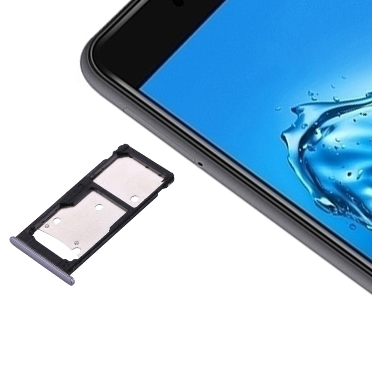 For Huawei Enjoy 7 Plus / Y7 Prime SIM Card Tray &amp; SIM / Micro SD Card Tray, For Huawei Enjoy 7 Plus, For Huawei Enjoy 7 Plus / Y7 Prime