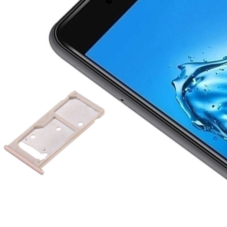 For Huawei Enjoy 7 Plus / Y7 Prime SIM Card Tray &amp; SIM / Micro SD Card Tray, For Huawei Enjoy 7 Plus, For Huawei Enjoy 7 Plus / Y7 Prime