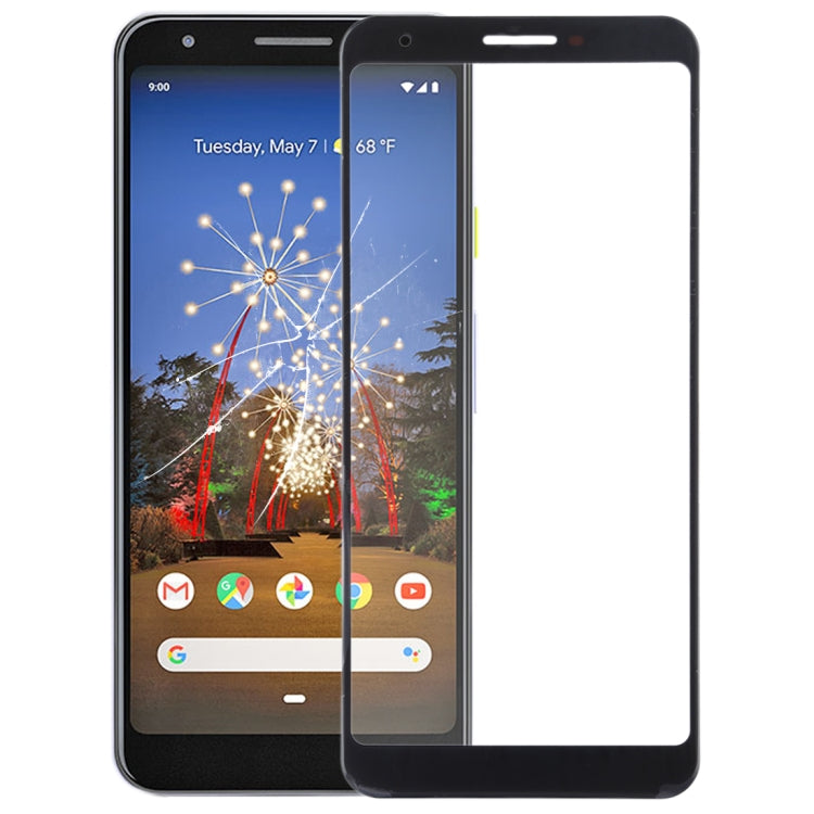 Lente in vetro esterna dello schermo anteriore per Google Pixel 3a XL, For Google Pixel 3a XL