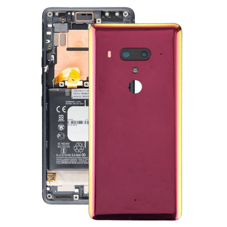 Back Battery Cover with Camera Lens for HTC U12+, For HTC U12+