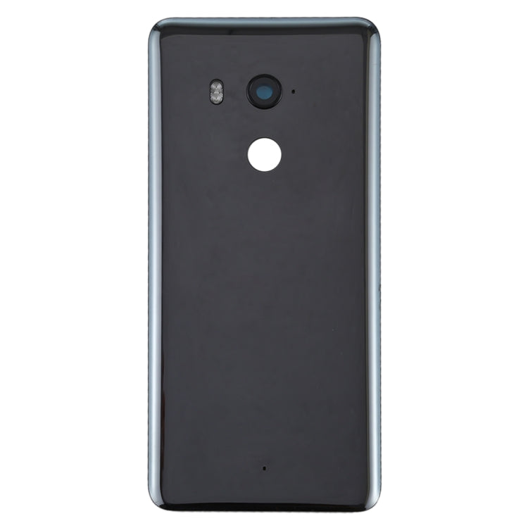 Battery Back Cover with Camera Lens for HTC U11+, For HTC U11+, For HTC U11+(Transparent Black)