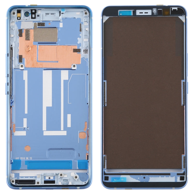 Middle Frame Plate for HTC U11+, For HTC U11+ (Black), For HTC U11+ (Blue)