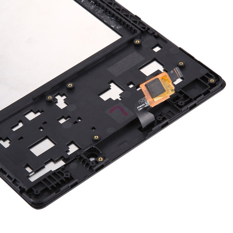 LCD Screen and Digitizer Full Assembly with Frame for Lenovo A8-50 Tablet, For Lenovo A8-50