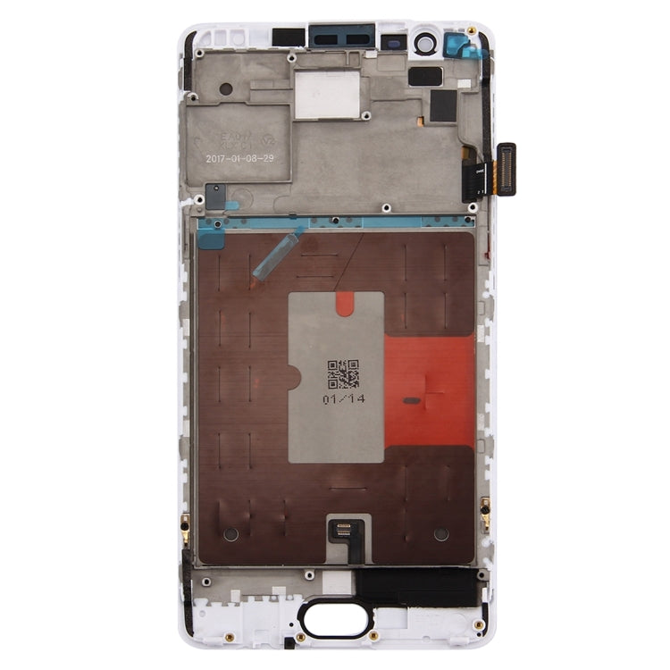 For OnePlus 3T Digitizer Full Assembly OEM LCD Screen with Frame, For OnePlus 3T