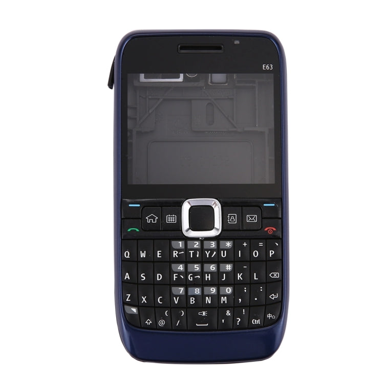 Full Housing Cover (Front Cover + Middle Frame + Battery Back Cover + Keypad) for Nokia E63, For Nokia E63, For E63(White)