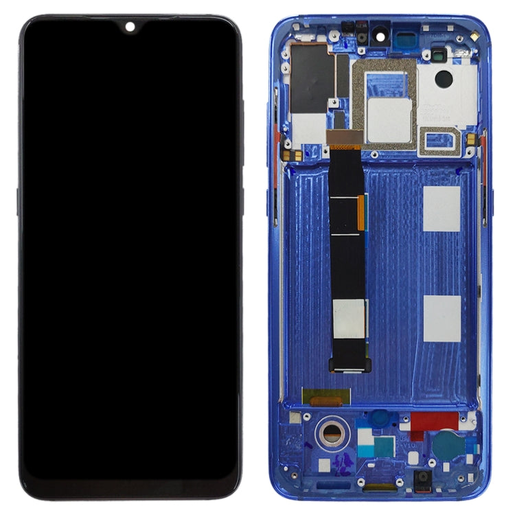 OLED Material LCD Screen and Digitizer Full Assembly with Frame for Xiaomi Mi 9, For Xiaomi Mi 9 (OLED), For Mi 9 (Pink)