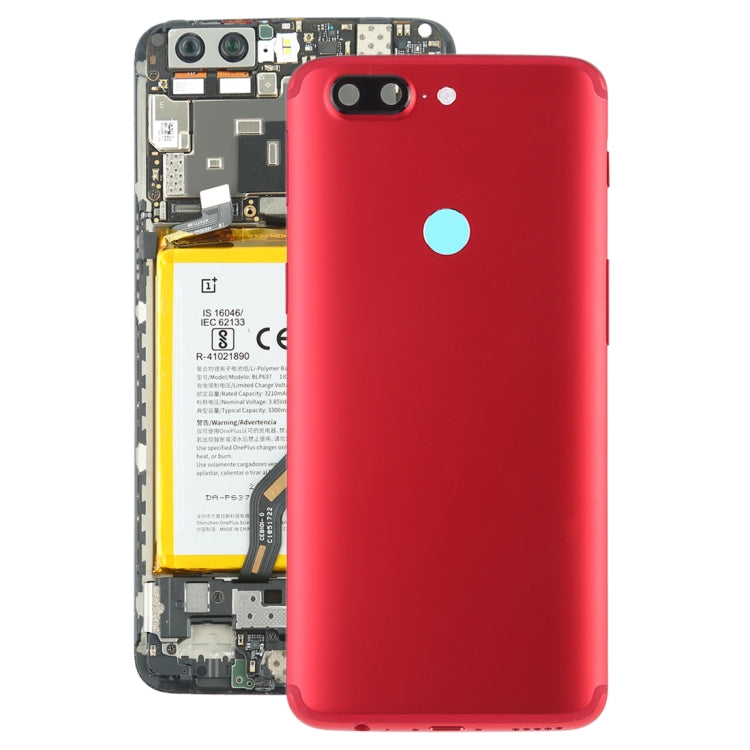 For OnePlus 5T Battery Back Cover, For OnePlus 5T (Red), For OnePlus 5T