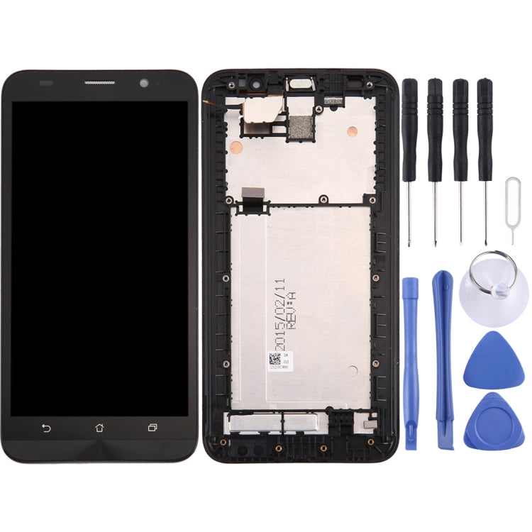 Schermo LCD e digitalizzatore assemblato completo con cornice per Asus ZenFone 2 / ZE550ML, ZenFone 2