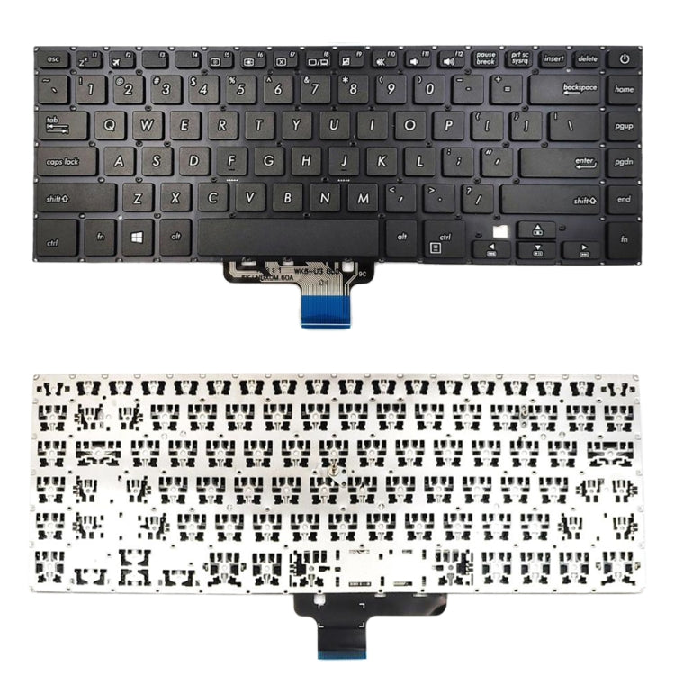 Tastiera versione USA per Asus VivoBook S15 S510 S510U S510UA S510UA-DS51 S510UA-DS71 S510UA-RB31 S510UA-RS31, For VivoBook S15 (US)