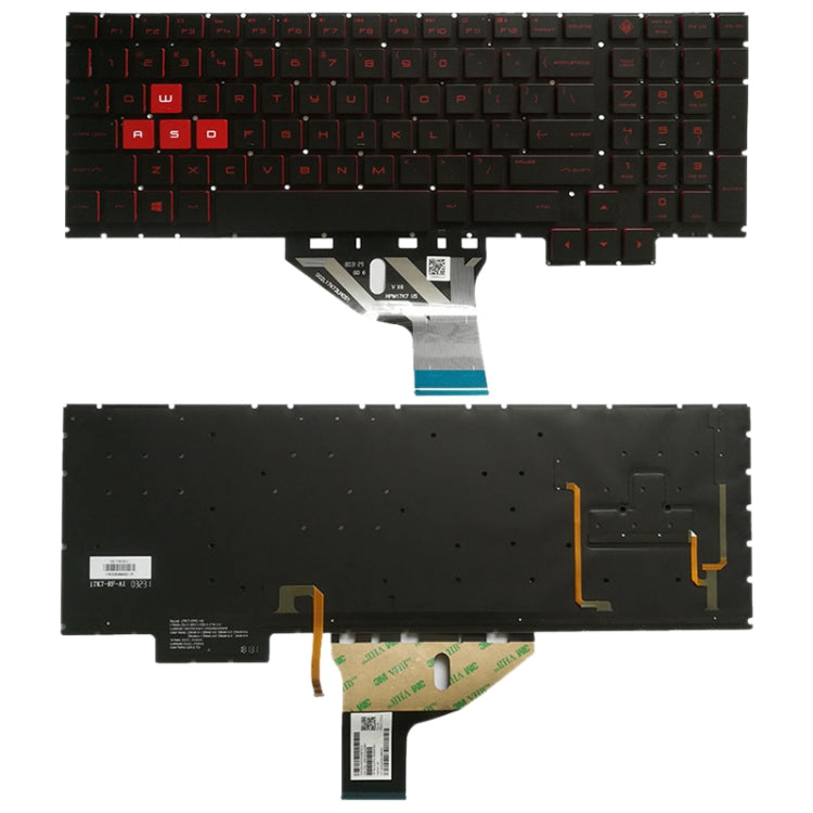 US Version Backlit Keyboard for HP Omen 15-CE 15-CE000 15-CE026TX 15-CE005TX 15-CE006TX 15-CE001TX 15-CE002TX, For Omen 15-CE (US)