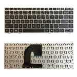 Tastiera versione USA con cornice argento per HP EliteBook 8470B 8470P 8470 8460 8460p 8460w ProBook 6460 6460b 6470, For EliteBook 8470B (US)