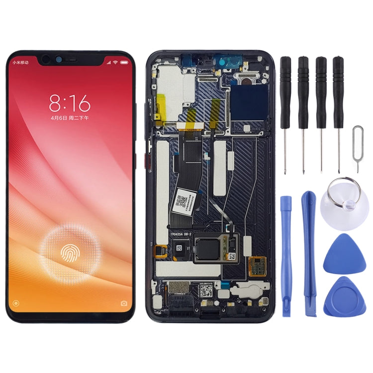 LCD Screen and Digitizer Full Assembly with Frame for Xiaomi Mi 8 Explorer / Mi 8 Pro, For Xiaomi Mi 8 Explorer