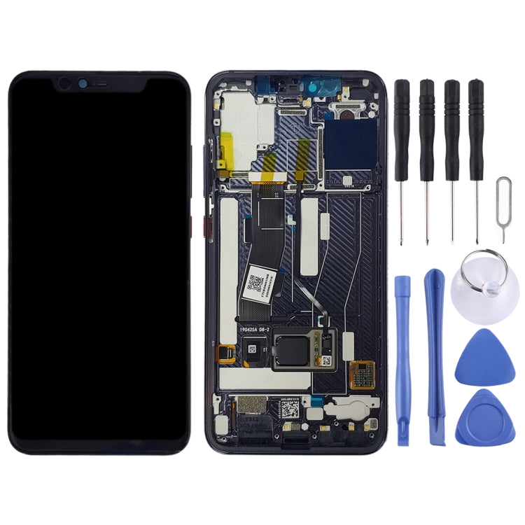 LCD Screen and Digitizer Full Assembly with Frame for Xiaomi Mi 8 Explorer / Mi 8 Pro, For Xiaomi Mi 8 Explorer