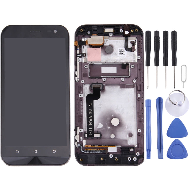 Schermo LCD e digitalizzatore assemblaggio completo con cornice per ASUS ZenFone Zoom 5,5 pollici / ZX551ML, Zenfone Zoom / ZX551ML, For Asus Zenfone Zoom