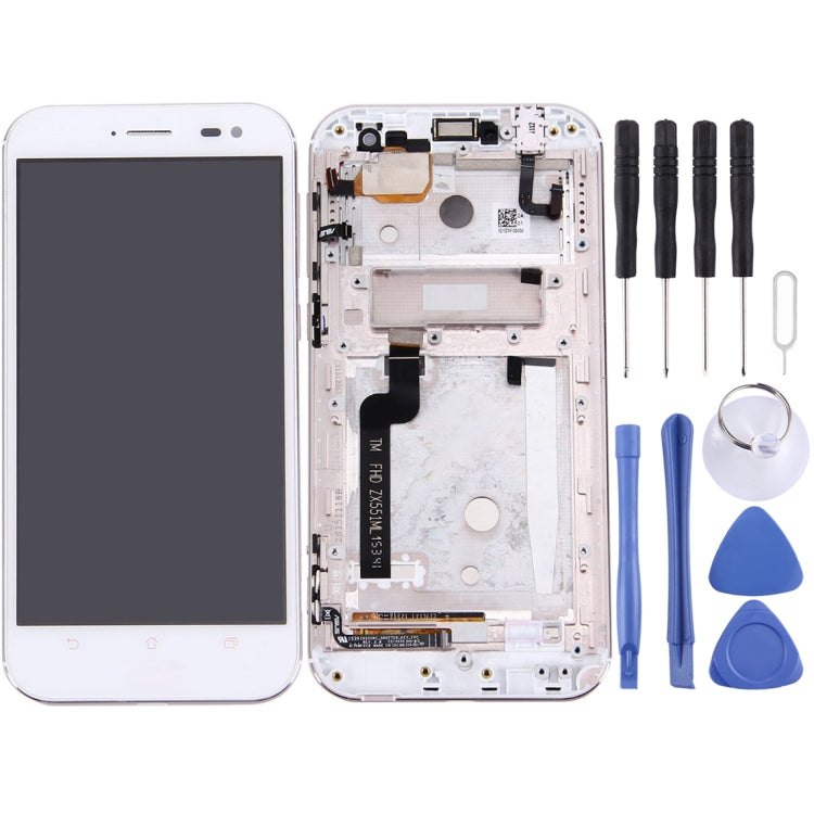 Schermo LCD e digitalizzatore assemblaggio completo con cornice per ASUS ZenFone Zoom 5,5 pollici / ZX551ML, Zenfone Zoom / ZX551ML, For Asus Zenfone Zoom