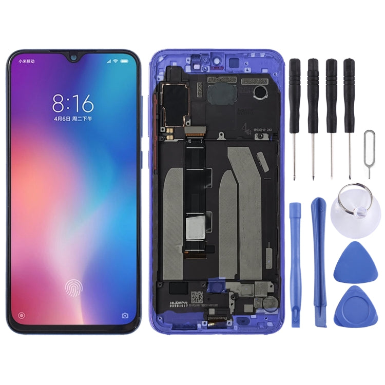 Original LCD Screen and Digitizer Full Assembly with Frame for Xiaomi Mi 9 SE, For Xiaomi Mi 9 SE, For Mi 9 SE(Purple)