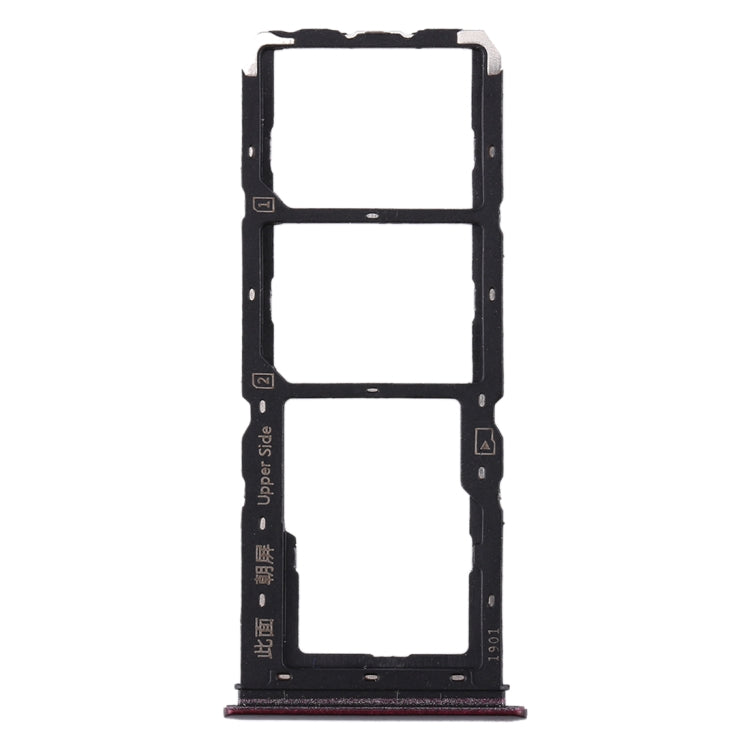 For Vivo U3x / U10 SIM Card Tray + SIM Card Tray + Micro SD Card Tray, For Vivo U3x / U10