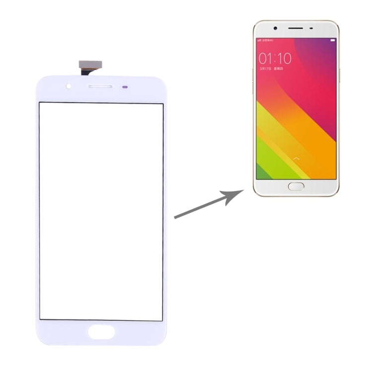 For OPPO A59 / F1s touch panel, For OPPO A59 / F1s(White)