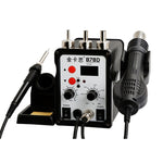 Kaisi 878D Stazione di saldatura per pistola termica con display digitale LCD 2 in 1 700W per stazione di saldatura per rilavorazione BGA Attrezzatura per saldatrice con pistola ad aria calda, spina americana, Kaisi 878D US Plug, Kaisi 878D EU Plug