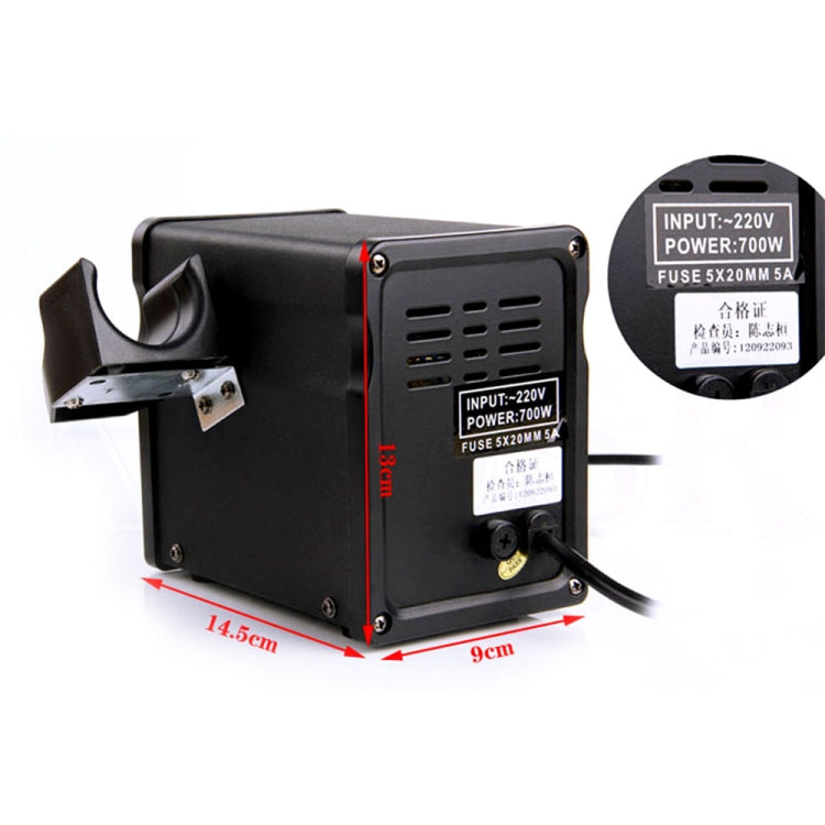 Kaisi 878D Stazione di saldatura per pistola termica con display digitale LCD 2 in 1 700W per stazione di saldatura per rilavorazione BGA Attrezzatura per saldatrice con pistola ad aria calda, spina americana, Kaisi 878D US Plug, Kaisi 878D EU Plug