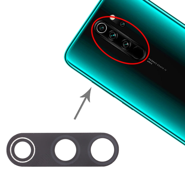 Obiettivo fotocamera posteriore da 10 pezzi per Xiaomi Redmi Note 8 Pro, For Xiaomi Redmi Note 8 Pro