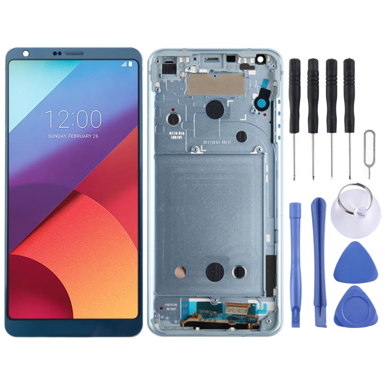 LCD Screen and Digitizer Full Assembly with Frame for LG G6 / H870 / H870DS / H872 / LS993 / VS998 / US997, For LG G6(Gold), For LG G6(Blue), For LG G6(Purple)