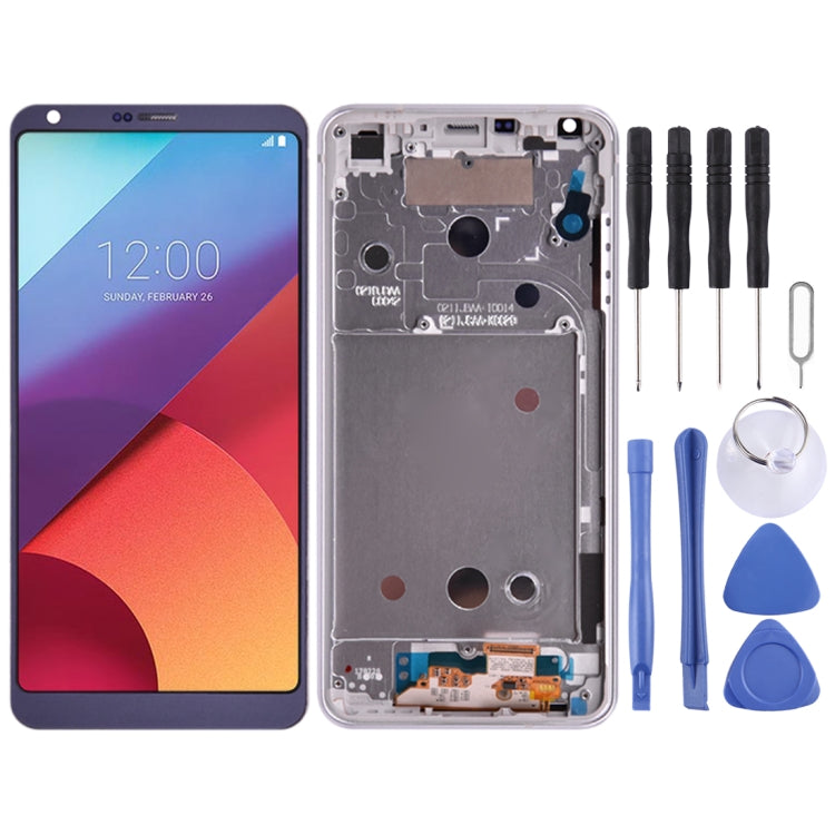 LCD Screen and Digitizer Full Assembly with Frame for LG G6 / H870 / H870DS / H872 / LS993 / VS998 / US997, For LG G6(Gold), For LG G6(Blue), For LG G6(Purple)